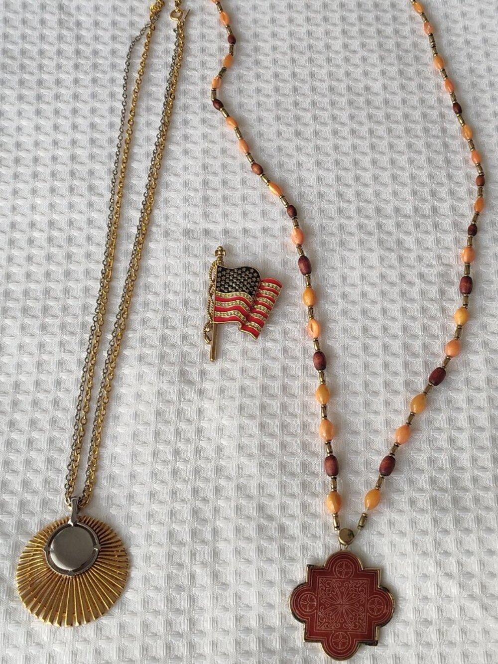 MONET, Costume Jewelry, Chains, Pendant, Brooch